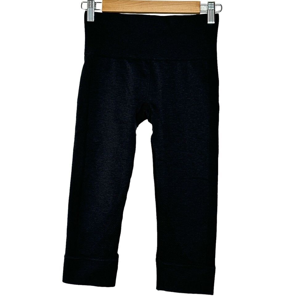 Lululemon Leggings Women's Run Inspire Crop Black Size 4 Inseam 17"‎ - Picture 2 of 5